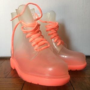 Pink Gummy Rainboots